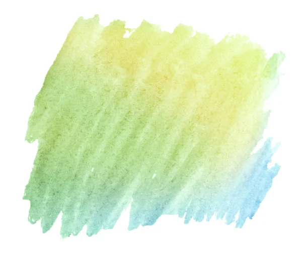 Multicolor watercolor in pastel colors with a smooth transition — Stock Photo, Image