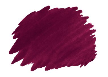 İran kırmızı suluboya rengi bir moda rengidir, boşanmalar ve sınırlarla izole edilmiş bir yerdir. Metin için kopyalama alanı olan Burgundy çerçevesi.