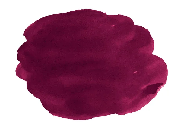 Persian Red Watercolor Trend Color Isolated Spot Divorces Borders Burgundy — ストック写真