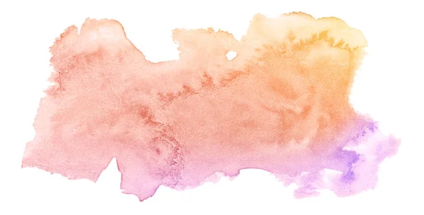 Aquarelle Multicolore Aux Couleurs Pastel Avec Une Transition Douceur Dégradé — Photo