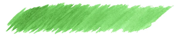 水彩绿色背景 边界分明 黑白水彩刷污迹 带有文本复制空间 — 图库照片