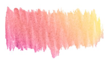 Çok renkli suluboya lekeleri pastel renklerde ve kağıt üzerinde doğal lekeler var. Fırçayla elle çizilmiş tasarım için izole edilmiş çerçeve.