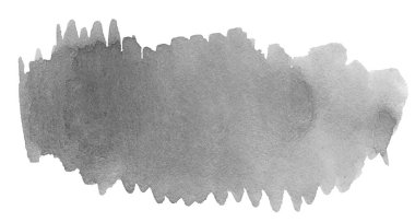 Suluboya, tarafsız gri arka plan, temiz sınırlar ve boşanmalar. Siyah ve beyaz suluboya fırça lekeleri. Metin için kopyalama alanı ile.