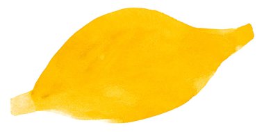 Canlı sarı yaprak şeklinde suluboya lekesi, güneşli, izole edilmiş boşanma ve sınırları olan bir yer. Tasarım ve dekorasyon için modaya uygun eski resimler. Kopyalama alanı olan çerçeve.