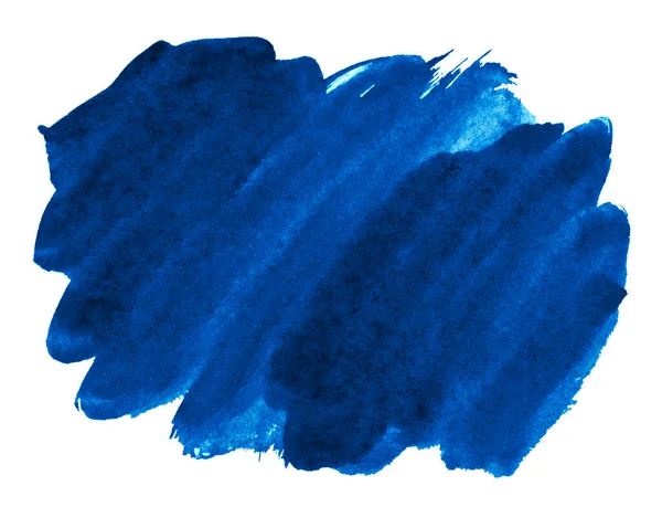 Clásico Fondo Abstracto Acuarela Azul Colores Del Espacio Lugar Aislado —  Fotos de Stock