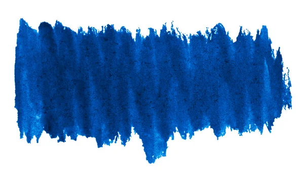 古典的な青の水彩抽象的な背景 空間の色 離婚や国境と隔離された場所 デザインと装飾のためのトレンディなヴィンテージ絵画 コピースペースのフレーム — ストック写真