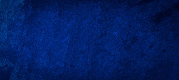 Fondo Acuarela Azul Clásico Oscuro Con Trazos Rotos Pintura Borrosa — Foto de Stock