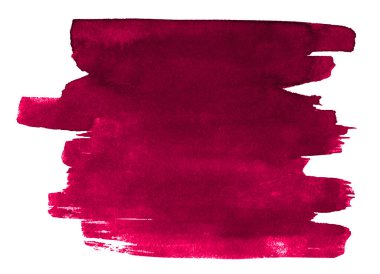 Burgundy suluboya, temiz kenarlı arka plan ve doğal sıçramalar. Suluboya fırça lekeleri. Boşluğu kopyala.