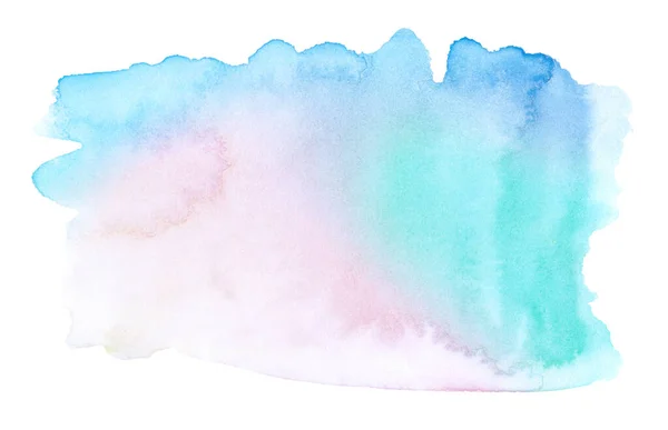 Pontos Aquarela Multicoloridos Cores Pastel Suporte Papel Mão Armação Isolada — Fotografia de Stock