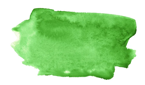 Зеленые Абстрактные Акварельные Пятна Акварель — стоковое фото