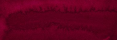 Intense burgundy color of hand-painted watercolor stains. Dark red abstract background with natural texture. clipart