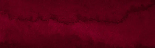 Colore Bordeaux Intenso Macchie Acquerello Dipinte Mano Sfondo Astratto Rosso — Foto Stock