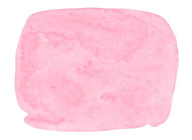 Pembe suluboya arka plan, temiz kenarlar ve noktalar. Suluboya fırça lekeleri. Metin için kopyalama alanı olan çerçeve.