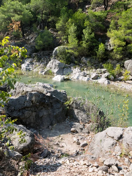 Antalya Goynuk Canyon. Beautiful river in National reserve — Stock Photo, Image