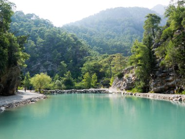 Antalya Göynük Kanyonu. Ulusal yedekte güzel göl