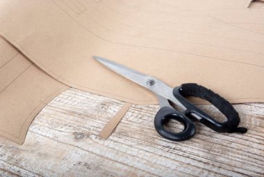 Kumaş ve dikiş elbise için nesneler. Moda, stil ve giysi tasarımı.