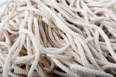 karışık ip parçası arka planını kapatın. Fotoğraf