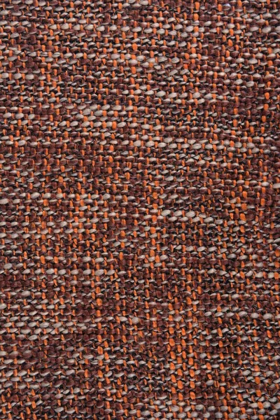 De textuur van de stof chanel grote geweven, bruin met plaats voor uw tekst — Stockfoto