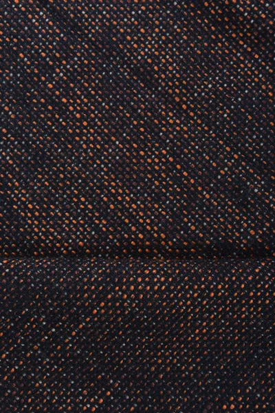 La texture du tissu chanel grand tissage, marron avec place pour votre texte — Photo