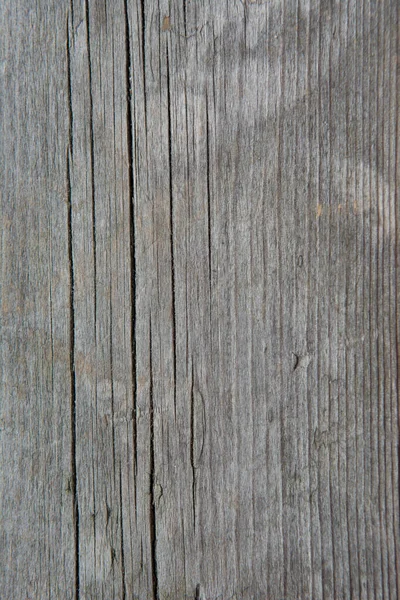 The texture of the old gray cracked Board — Stock Photo, Image