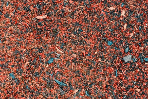 Abstract texture of crumb rubber playground cover