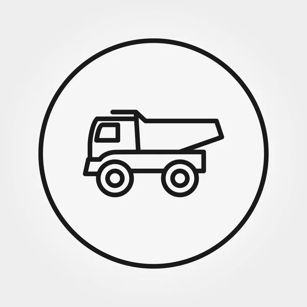 Brinquedo Caminhão Basculante Ícone Universal Para Aplicação Web Móvel Ilustração —  Vetores de Stock