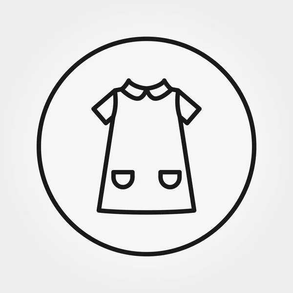 Vestido Niño Icono Universal Para Aplicaciones Web Móviles Ilustración Vectorial — Vector de stock