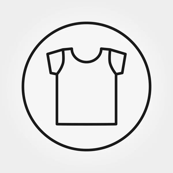 Camiseta Icono Universal Para Aplicaciones Web Móviles Ilustración Vectorial Sobre — Vector de stock