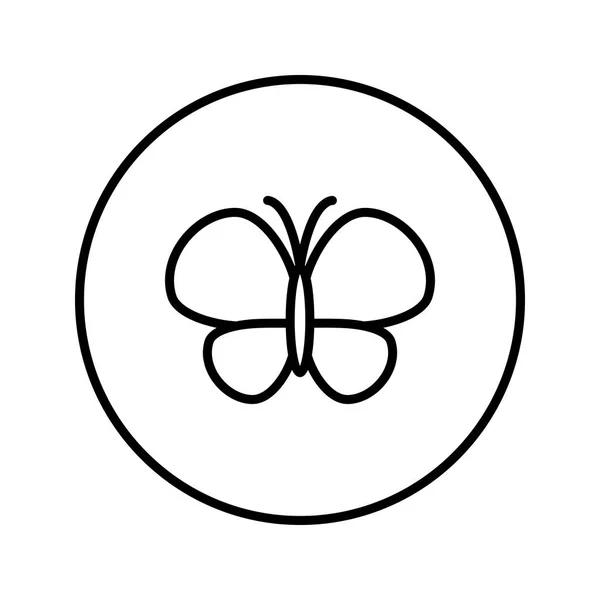 Butterfly. Icon. Editable Thin line. Vector illustration. — Stock Vector