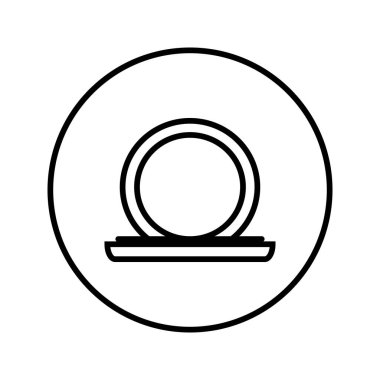 Pudra kutusu. Dekoratif kozmetik. Simge. Düzenlenebilir ince çizgi. Vektör illüstrasyonu.