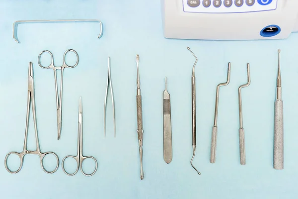Szczegóły narzędzi dentystycznych — Zdjęcie stockowe