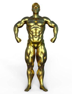 Vücut geliştirmeciydi / 3d Cg işleme Vücut Oluşturucu.