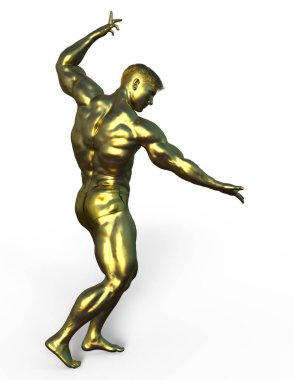 Vücut geliştirmeciydi / 3d Cg işleme Vücut Oluşturucu.