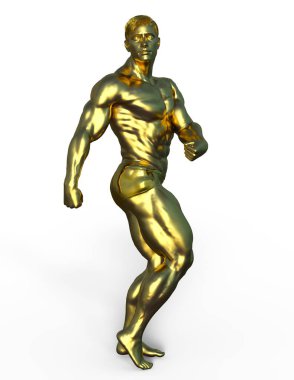 Vücut geliştirmeciydi / 3d Cg işleme Vücut Oluşturucu.