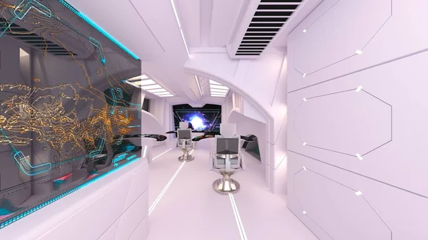 Kontrol odası / 3d Cg işlenmesini kontrol odası.