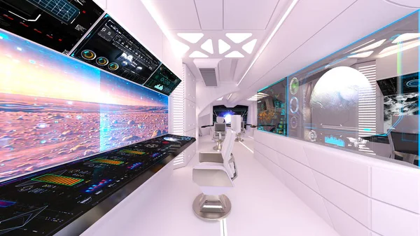 Kontrol odası / 3d Cg işlenmesini kontrol odası.