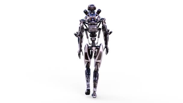 Robot de marche / rendu 3D CG du robot de marche .
