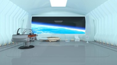 Uzay İstasyonu / 3d Cg işleme uzay istasyonu.