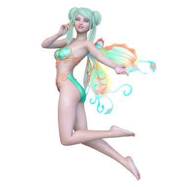 Peri / 3d Cg işleme bir peri.