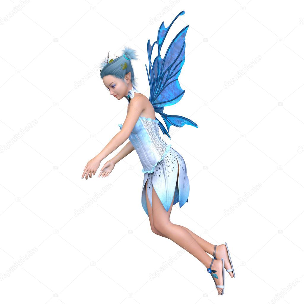 Fairy/3D CG rendering of a fairy.