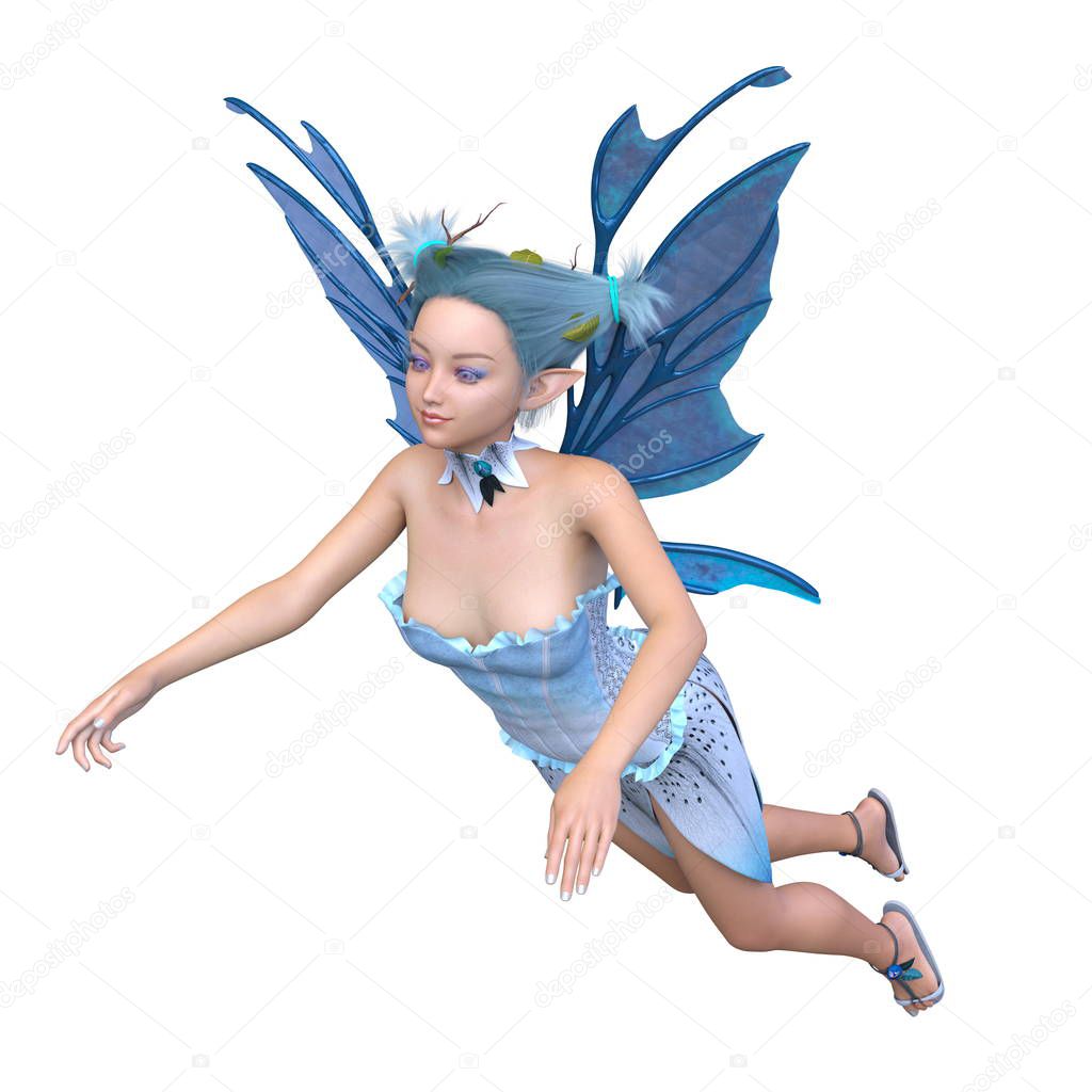 Fairy/3D CG rendering of a fairy.