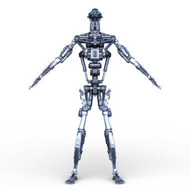 Robot / 3d Cg işleme bir robot.