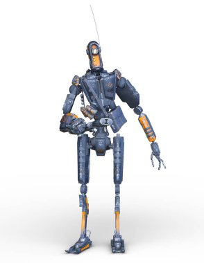 Savaş robotu / 3d Cg işleme bir savaş robot.