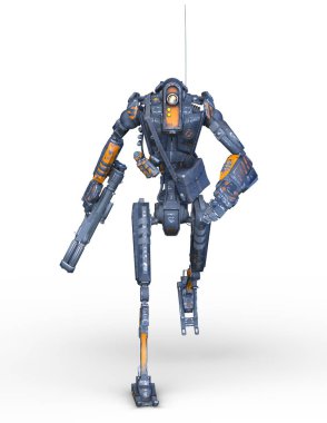 Savaş robotu / 3d Cg işleme bir savaş robot.