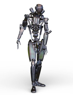 Savaş robotu / 3d Cg işleme bir savaş robot.