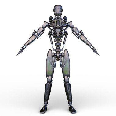 Savaş robotu / 3d Cg işleme bir savaş robot.