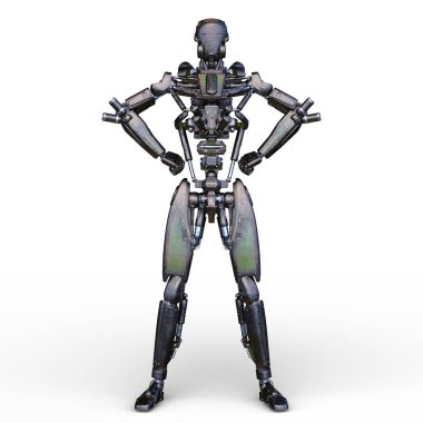 Savaş robotu / 3d Cg işleme bir savaş robot.