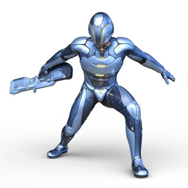 Robot / 3d Cg işleme bir robot.