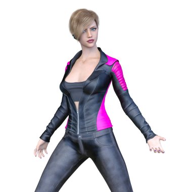 Kadın savaşçı / 3d Cg render bir kadın savaşçı.