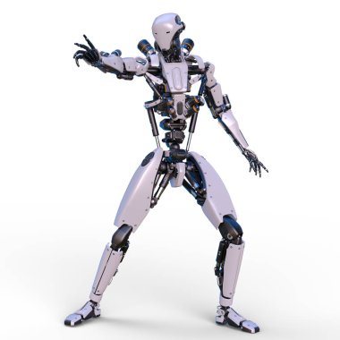 Savaş robotu / 3d Cg işleme bir savaş robot.